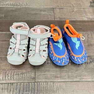 Cat & Jack Water Shoes Sandals Toddler 9 Summer Girl